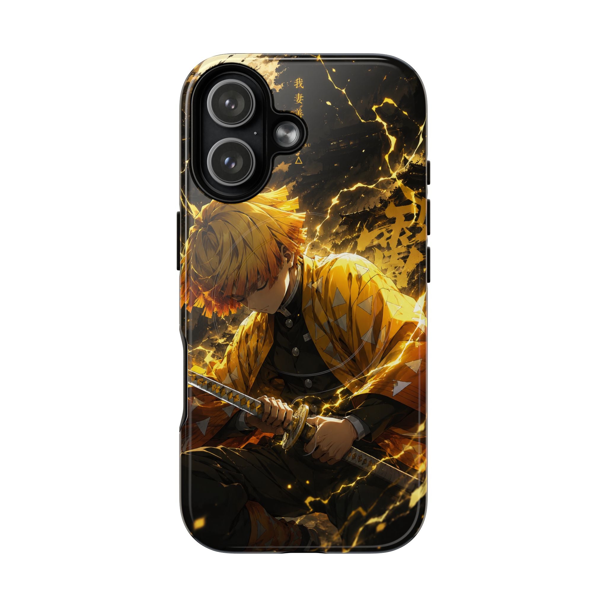 Demon Slayer Zenitsu Lightning Tough Magnetic Phone Case