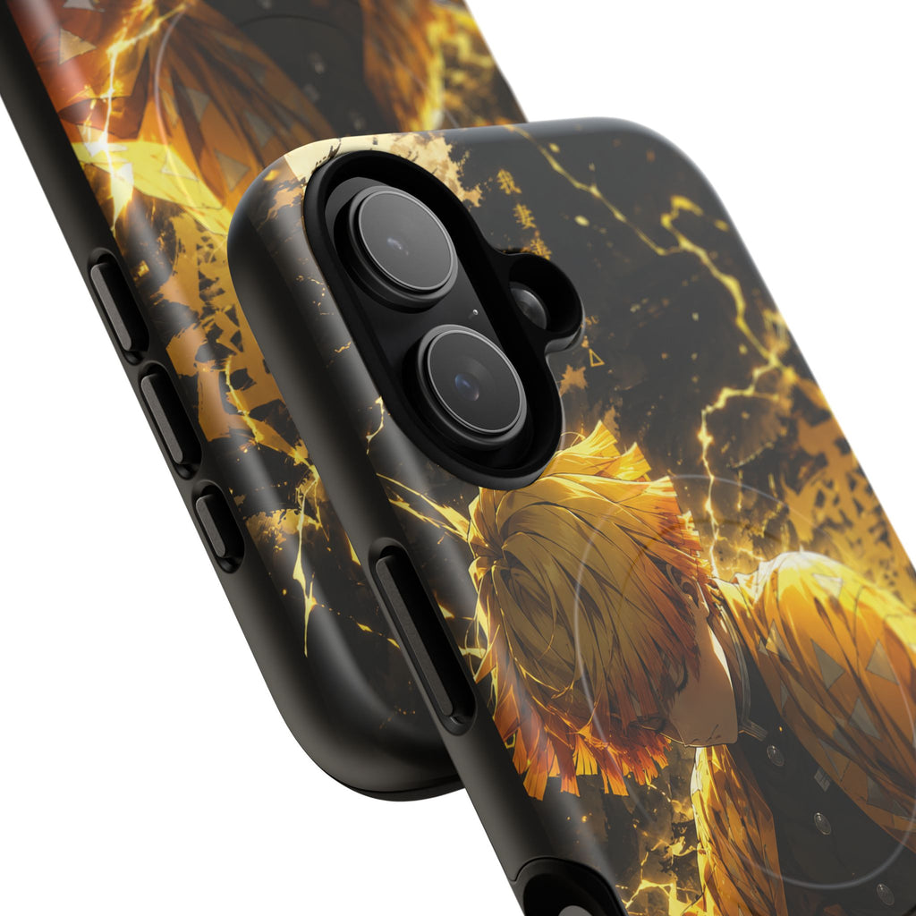 Demon Slayer Zenitsu Lightning Tough Magnetic Phone Case