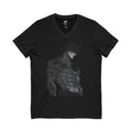 Muscular Anime Male Art V-Neck Tee