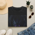 Dark Dragon Eyes T-Shirt — Gothic Fantasy Tee with Purple Glowing Gaze