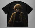 Demon Slayer Zenitsu Graphic T-Shirt — Anime Sword Art Tee