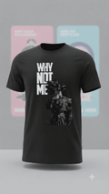 Why Not Me T-Shirt — Graphic Anime Motivational Tee ("Nah, I’d Win.")
